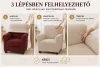 Extra Vastag Prémium Fotelhuzat - Glamour Natúr