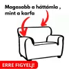 RÓMA fotelhuzat Aranybarna