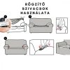 RUSTICA Háromüléses Kanapéhuzat Natúr