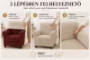 Extra Vastag Prémium Fotelhuzat - Glamour Szürke