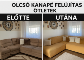 Egy sarokkanapé átalakulása!
