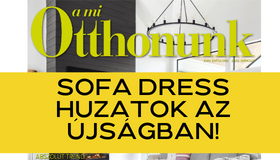 SOFA DRESS bútorhuzat A Mi Otthonunk magazinban!