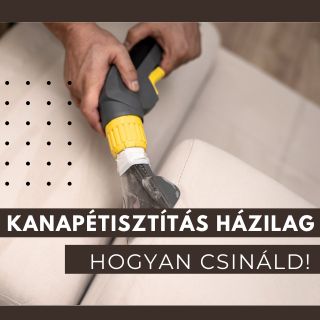 Kanapétisztítás házilag - hogyan csináld?