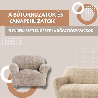 A rögzítőszivacsok használata bútorhuzatokhoz és kanapéhuzatokhoz